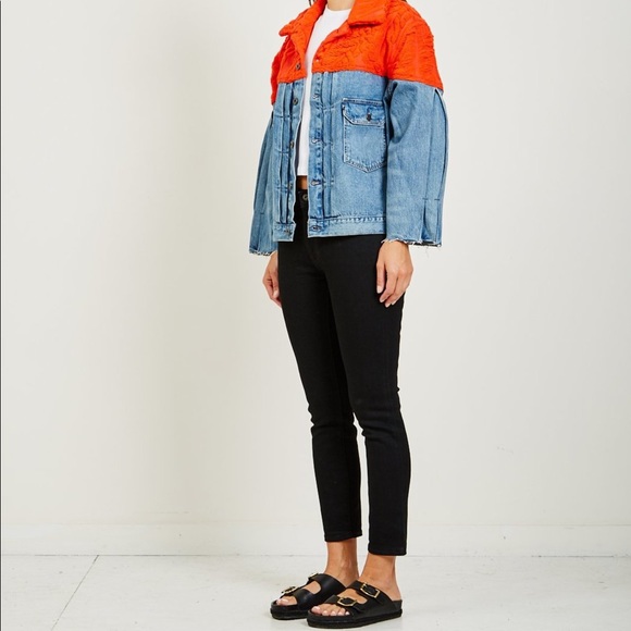 Levi’s Made & Crafted Native Mixed Media Trucker Jacket - Picture 12 of 17